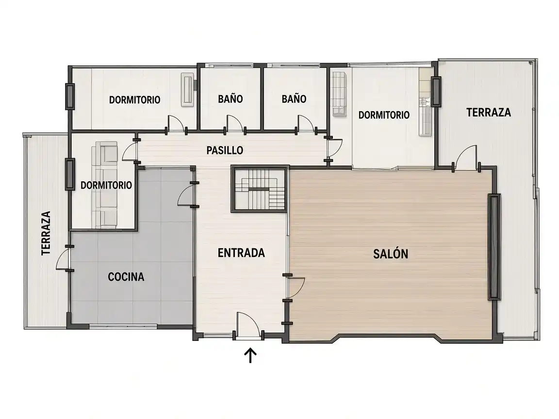 Piso en venta en Villanueva de Córdoba, Córdoba