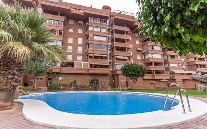 Swimming pool of Flat for sale in  Almería Capital  with Private garden, Terrace and Community pool