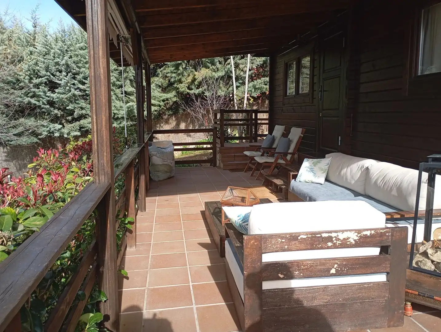Terrassa de Casa o xalet en venda en Robledo de Chavela amb Aire condicionat, Calefacció i Jardí privat
