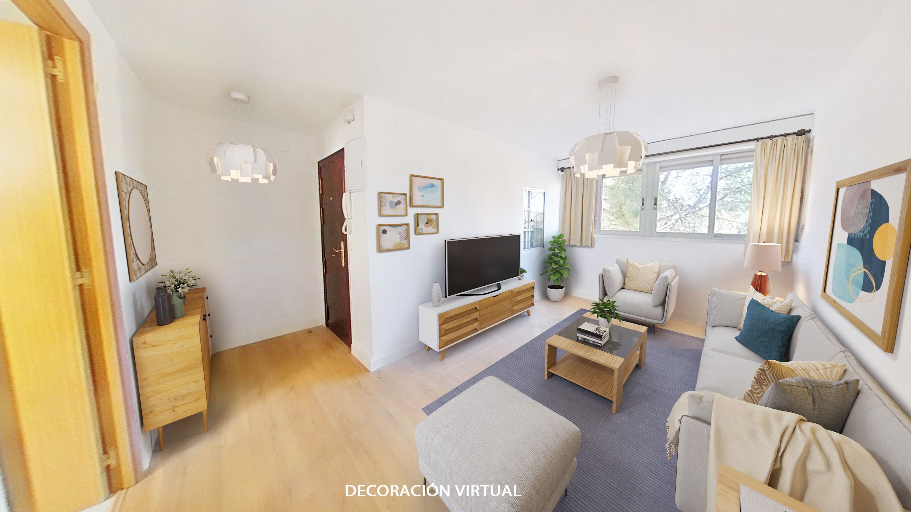 Living room of Flat to rent in  Madrid Capital  with Heating, Oven and Pets allowed