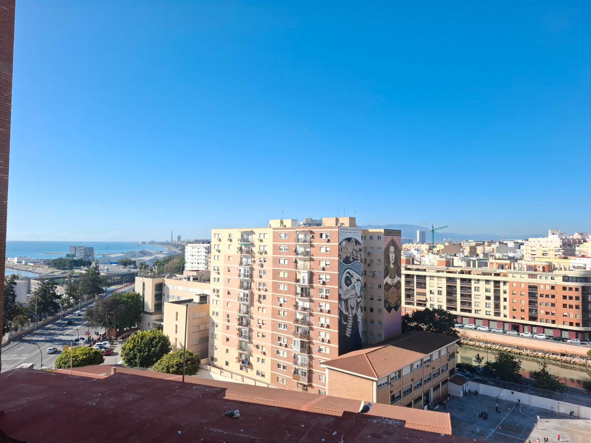 Exterior view of Flat for sale in Málaga Capital  with Air Conditioner, Furnished and Balcony