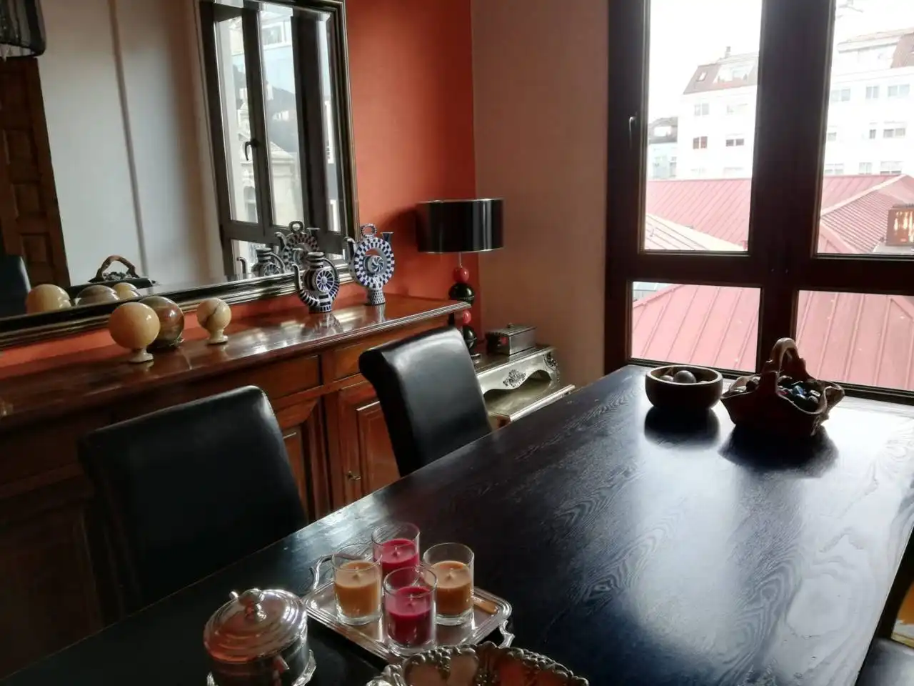 Comedor de Piso de alquiler en Vilagarcía de Arousa con Calefacción, Parquet y Amueblado