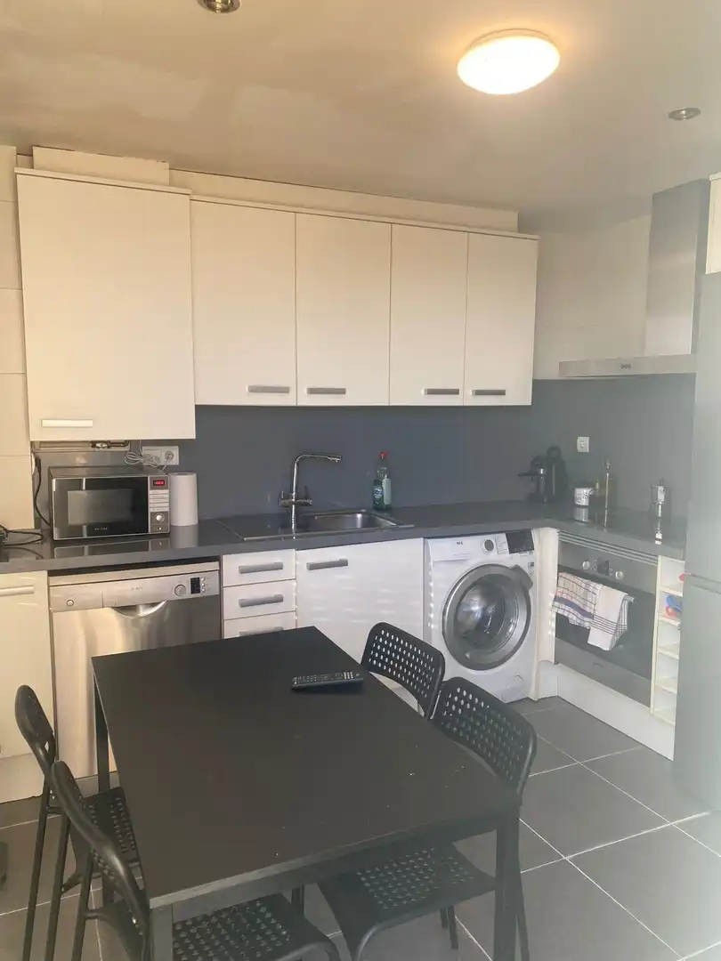 Kitchen of Flat for sale in Mislata  with Air Conditioner, Private garden and Parquet flooring