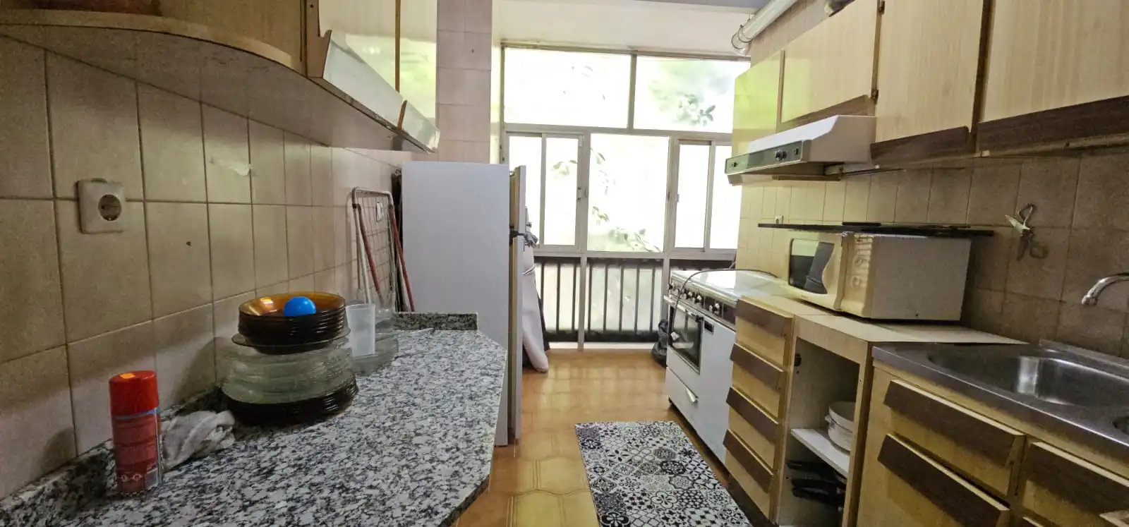 Kitchen of Flat for sale in Puertollano  with Heating, Furnished and Balcony