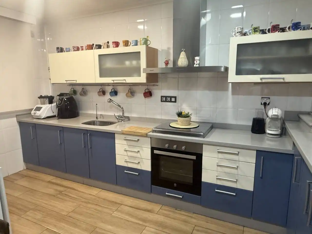 Cocina de Dúplex en venta en Elche / Elx con Aire acondicionado, Terraza y Trastero