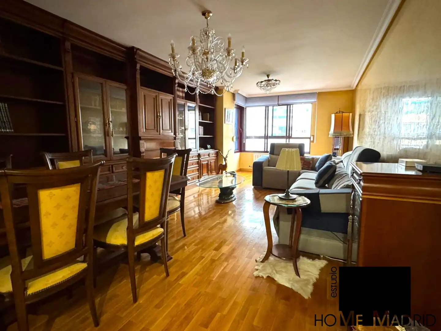 Living room of Flat for sale in Palencia  with Heating, Parquet flooring and Storage room