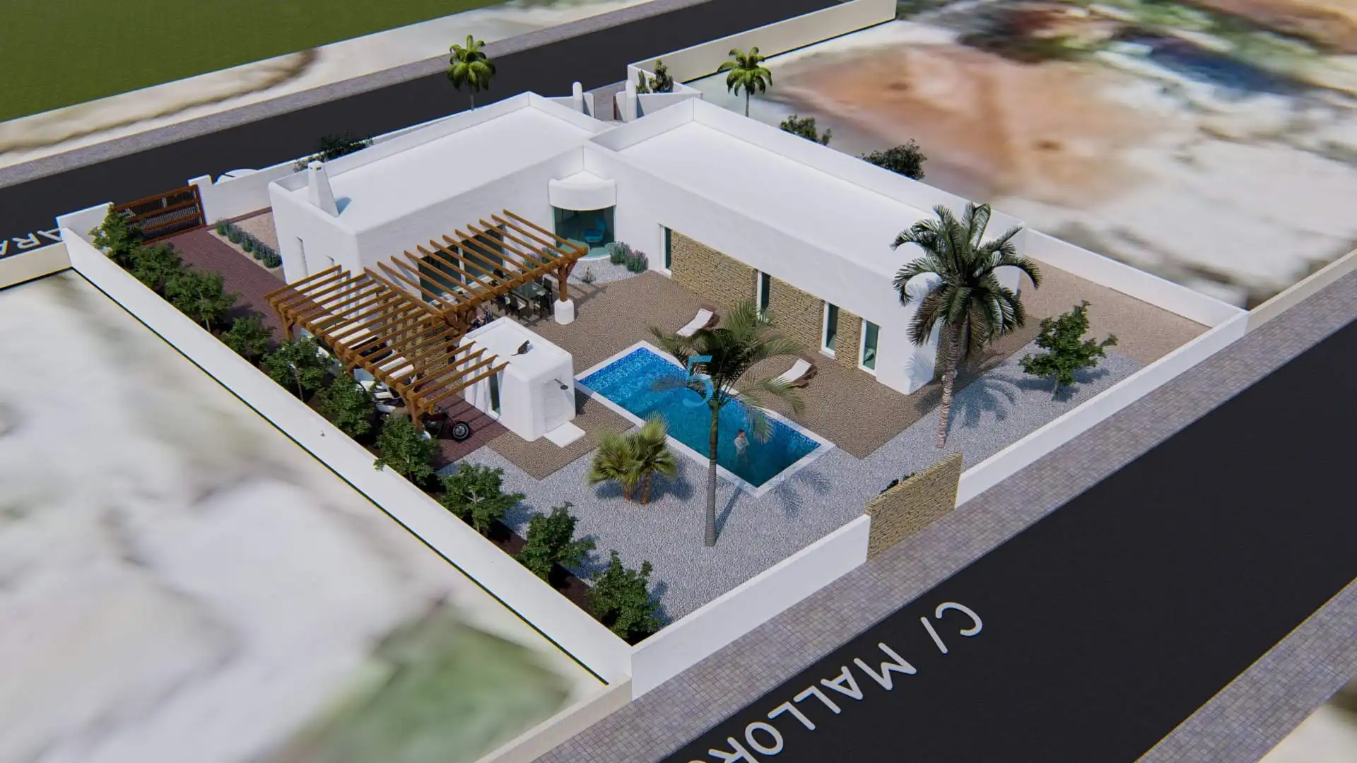 Vista exterior de Casa o chalet en venta en Pueblo - Urbanizaciones
