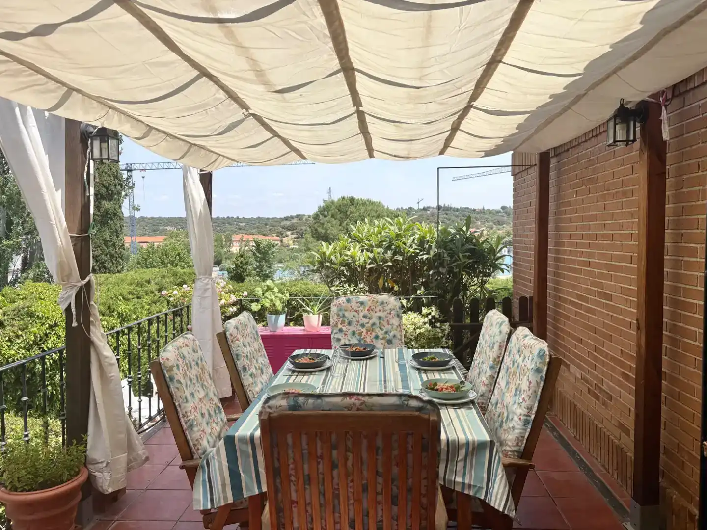 Terraza de Piso en venta en Las Rozas de Madrid con Aire acondicionado, Jardín privado y Parquet