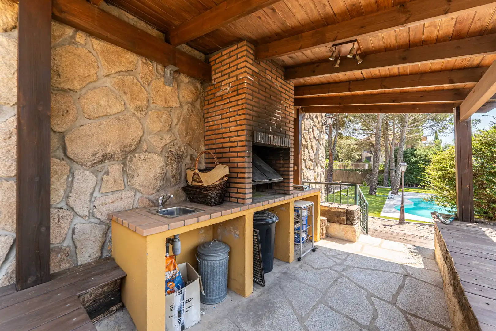 Terrassa de Casa o xalet en venda en Alpedrete amb Calefacció, Jardí privat i Terrassa