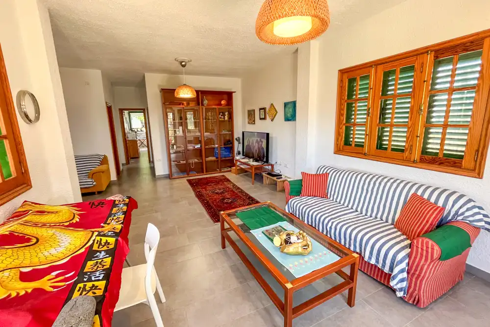 Sala d'estar de Casa o xalet en venda en San Sebastián de la Gomera amb Terrassa i Moblat