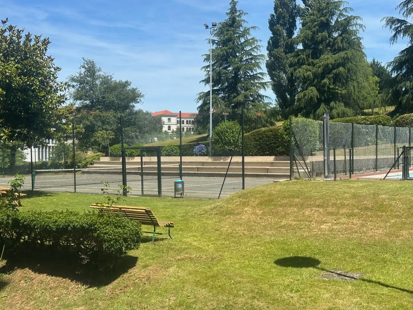 Parking of Flat for rent in Santiago de Compostela   with Heating, Parquet flooring and Furnished