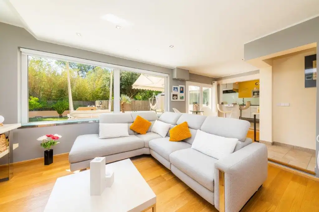 Living room of Houses for sale in Pollença  with Air Conditioner, Heating and Private garden