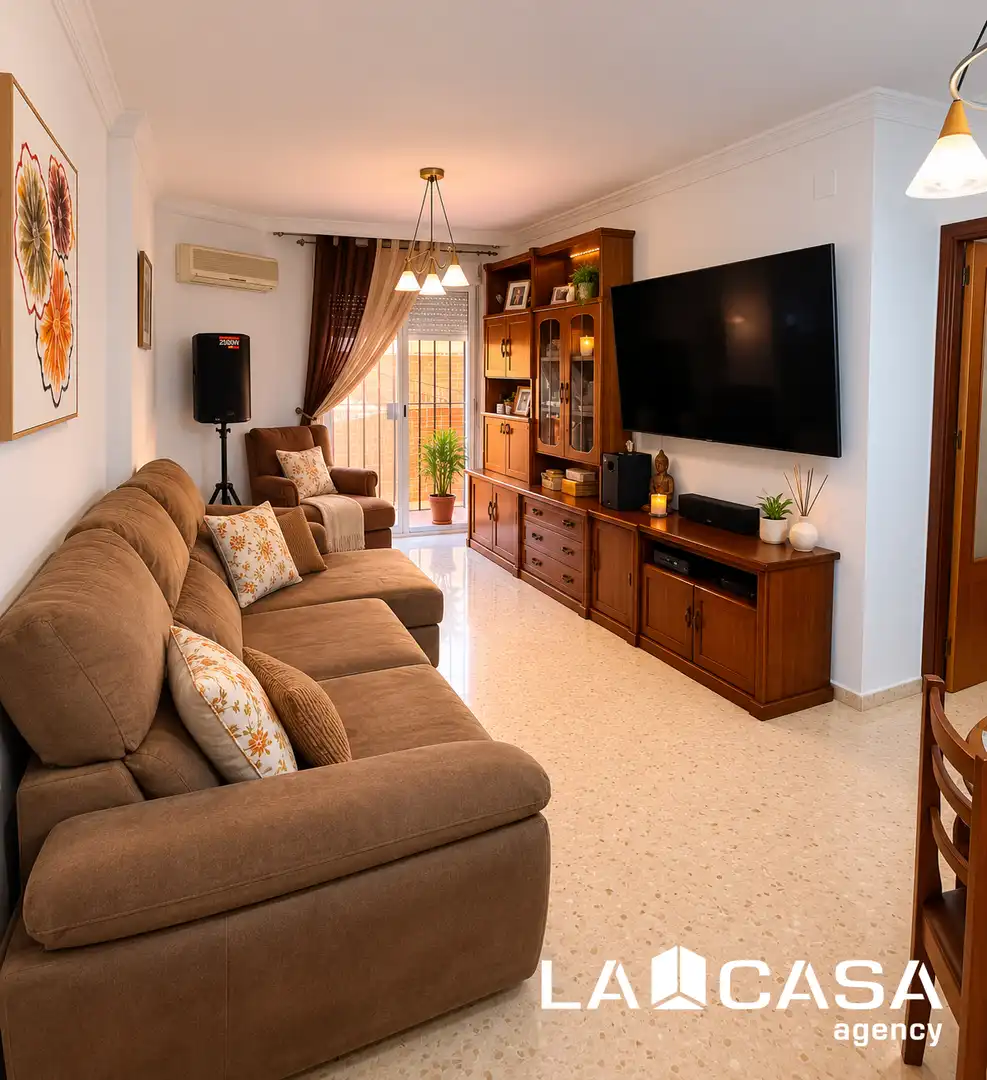 Sala d'estar de Pis en venda en Dos Hermanas amb Terrassa