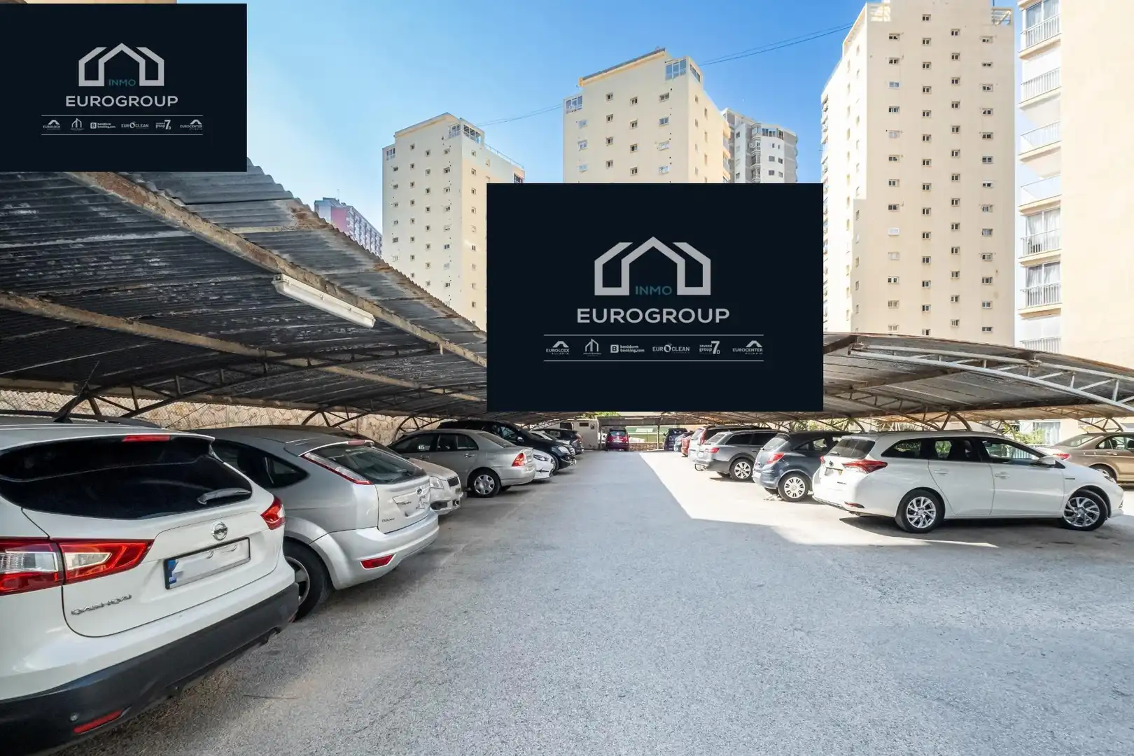 Parking of Apartments for rent in Benidorm  with Air Conditioner, Heating and Private garden
