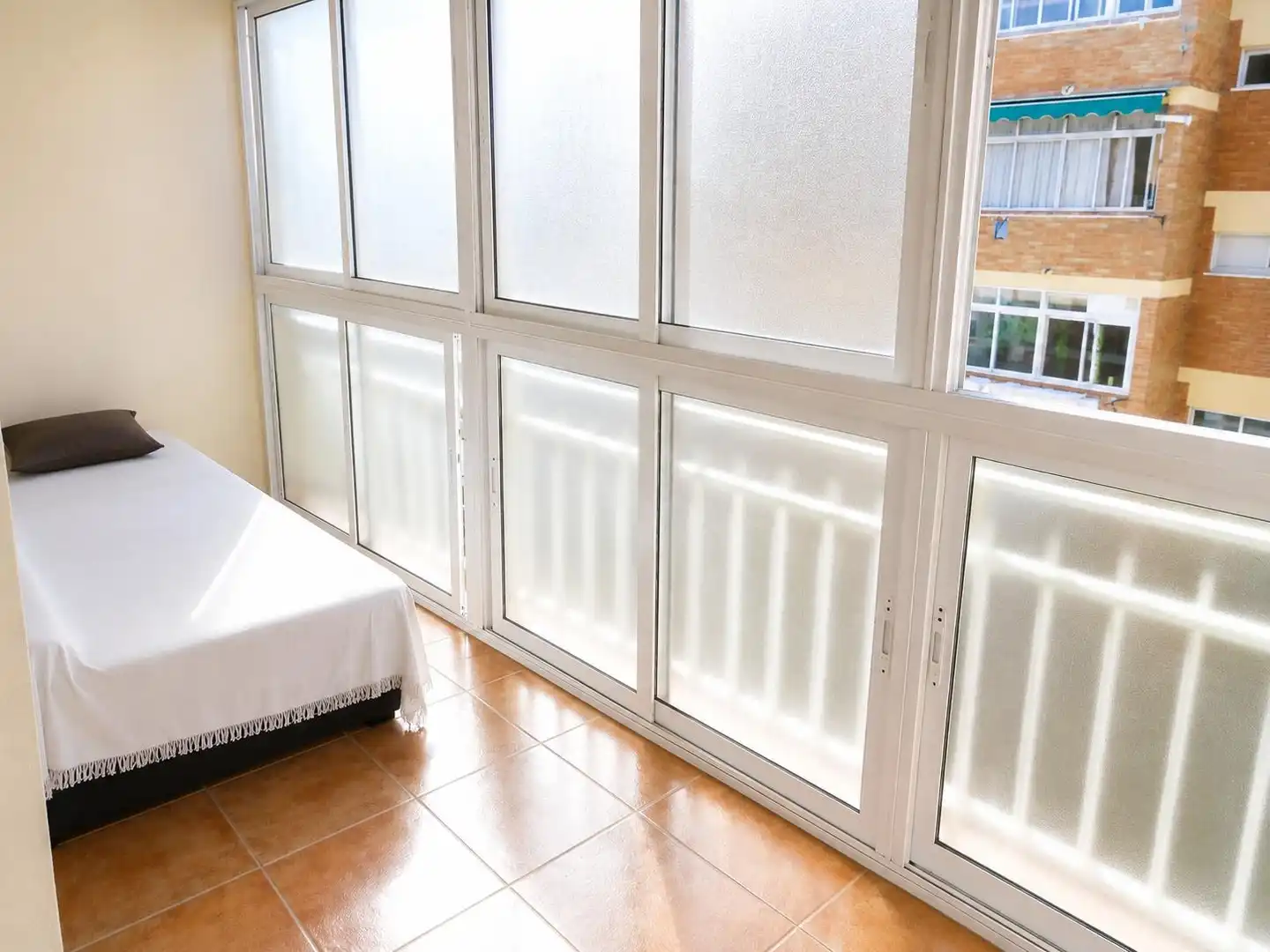 Balcony of Flat for rent in Málaga  with Private garden, Terrace and Furnished
