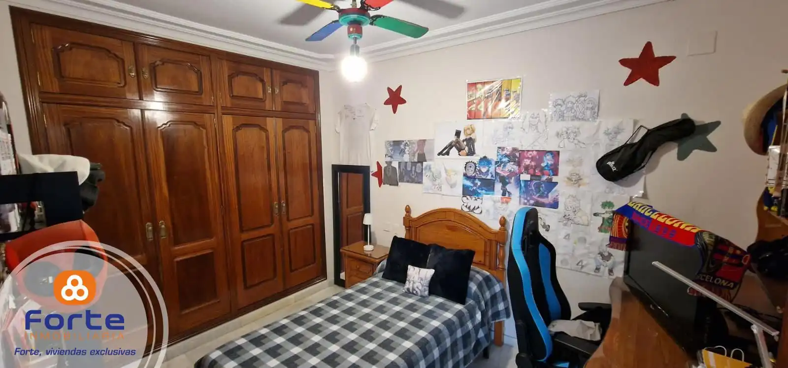Bedroom of Flat for sale in Córdoba  with Air Conditioner