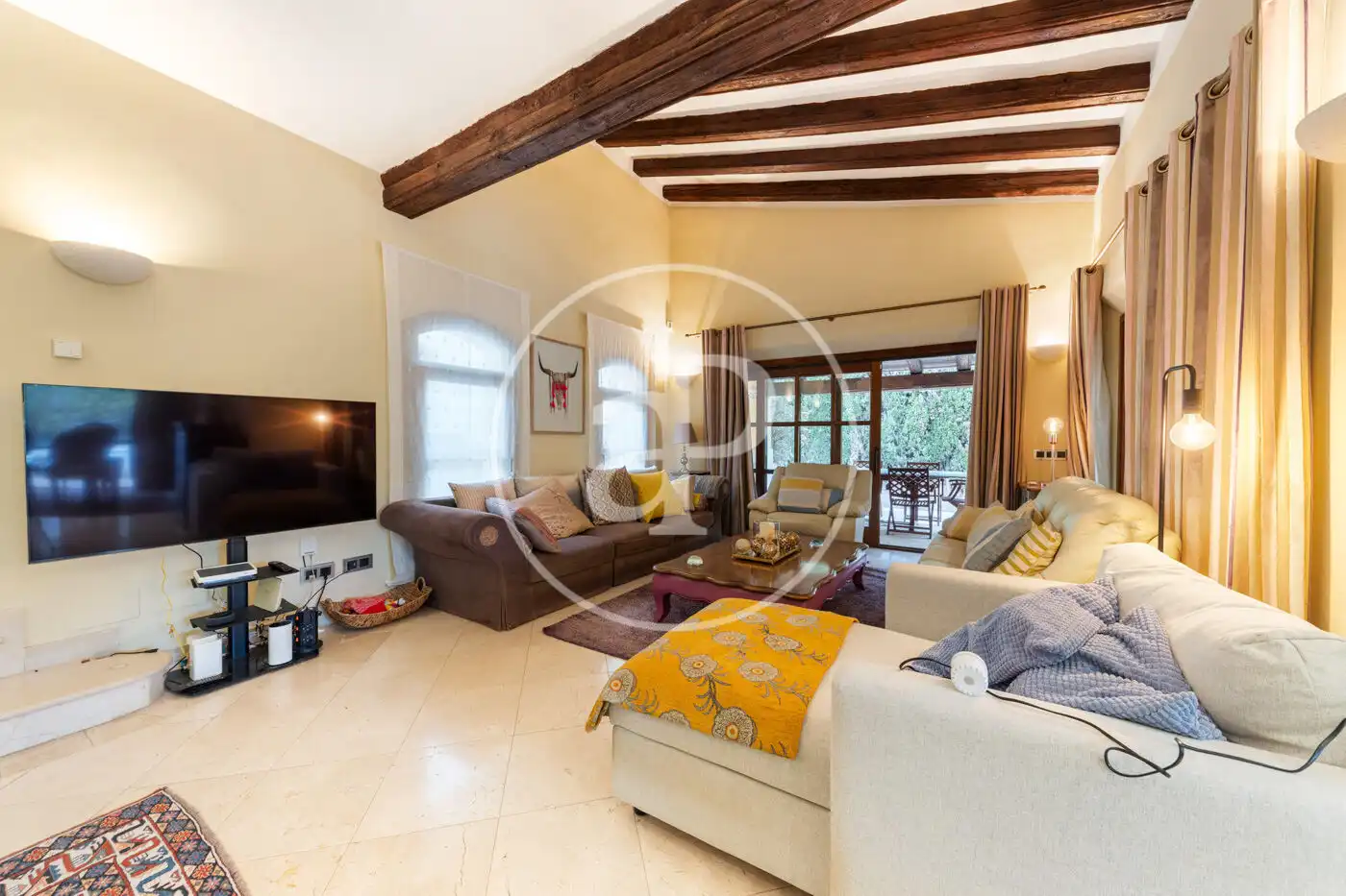 Sala de estar de Casa o chalet en venta en Calvià con Aire acondicionado, Calefacción y Jardín privado