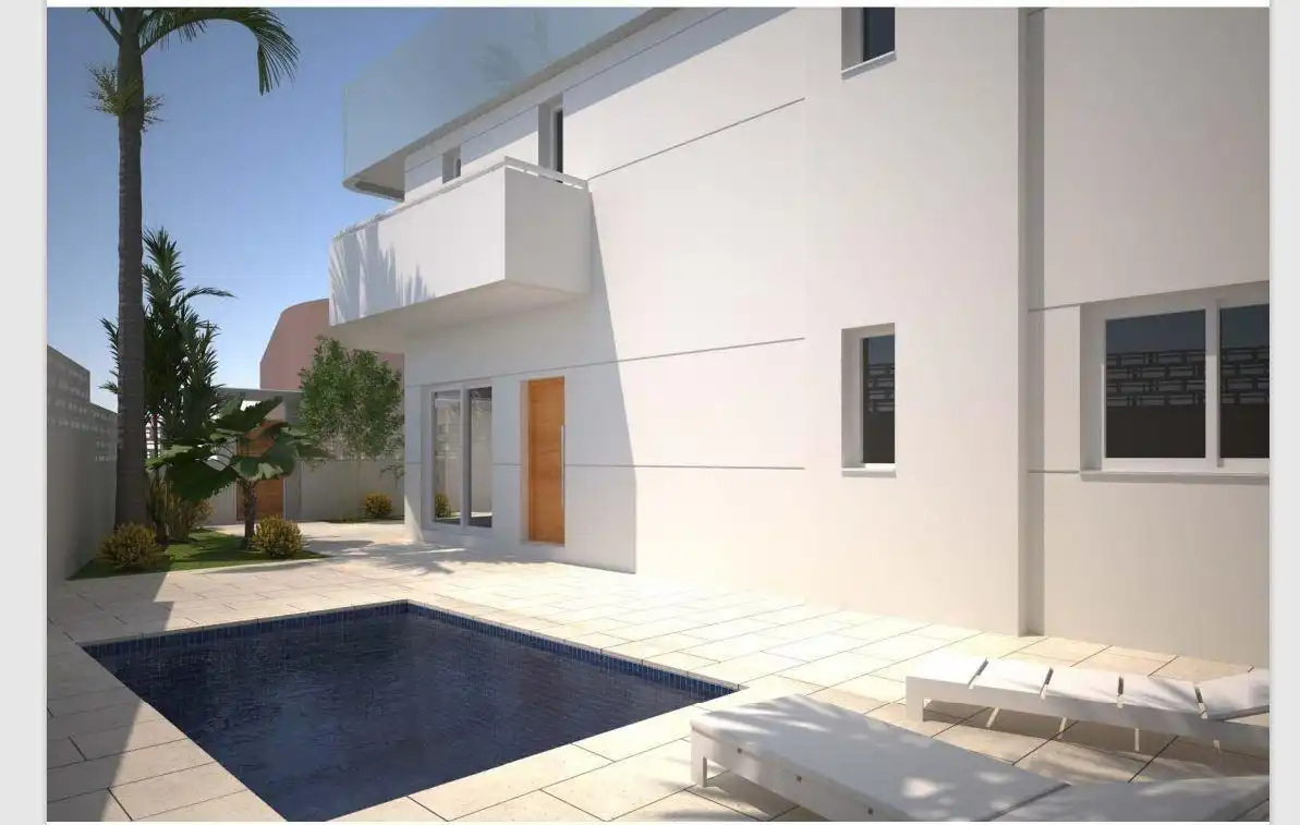 Schwimmbecken von Maisonette zum Verkauf in Águilas mit Klimaanlage, Terrasse und Abstellraum