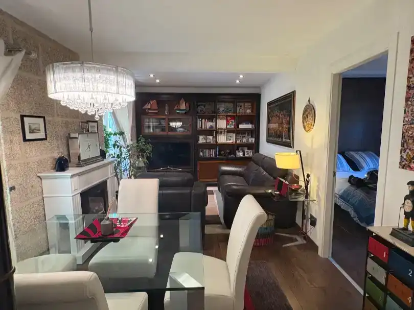 Sala de estar de Piso en venta en Santiago de Compostela 