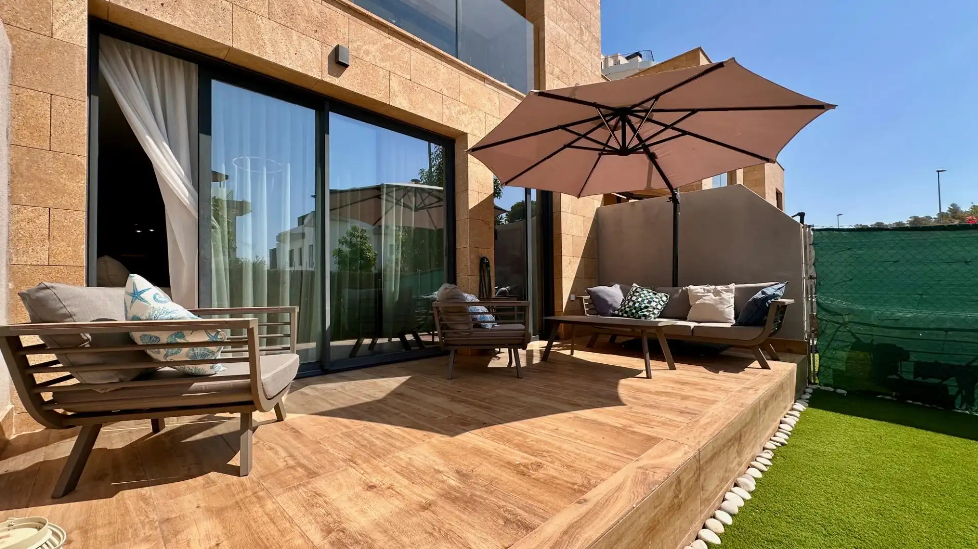 Terrassa de Dúplex de lloguer en Villajoyosa / La Vila Joiosa amb Aire condicionat, Calefacció i Jardí privat