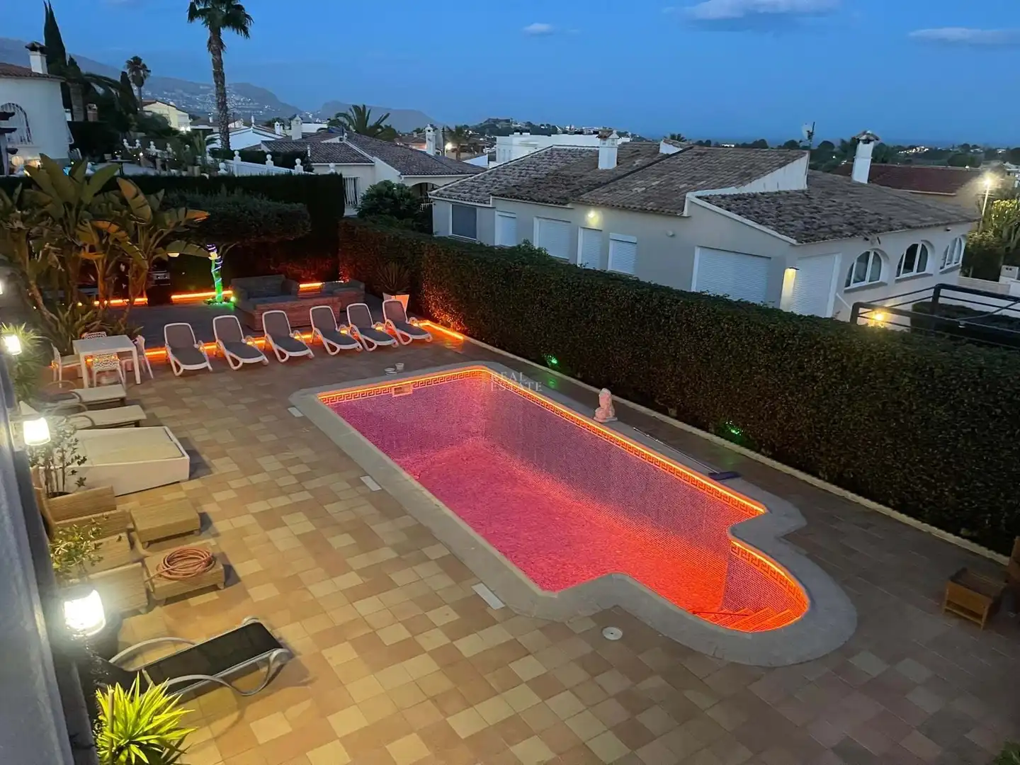 Swimming pool of Houses for sale in L'Alfàs del Pi  with Air Conditioner, Terrace and Storage room