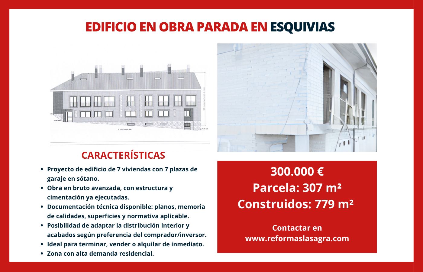 Vista exterior de Edifici en venda en Casarrubuelos