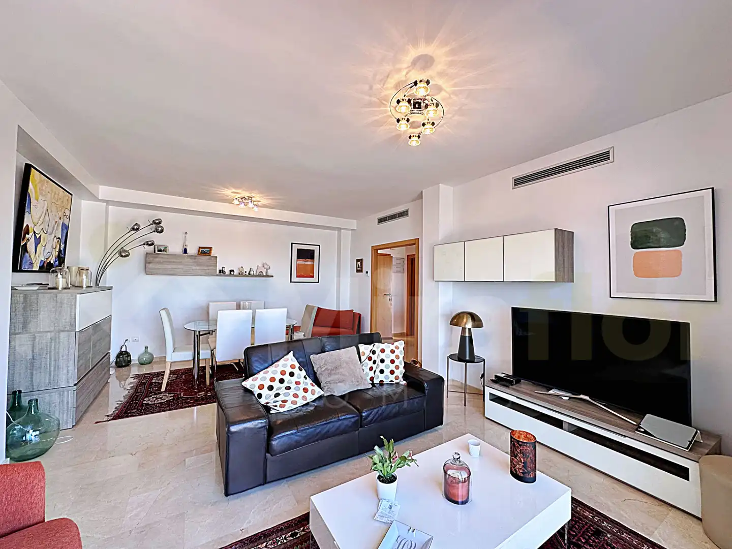 Sala de estar de Apartamento en venta en Pego con Aire acondicionado, Calefacción y Terraza