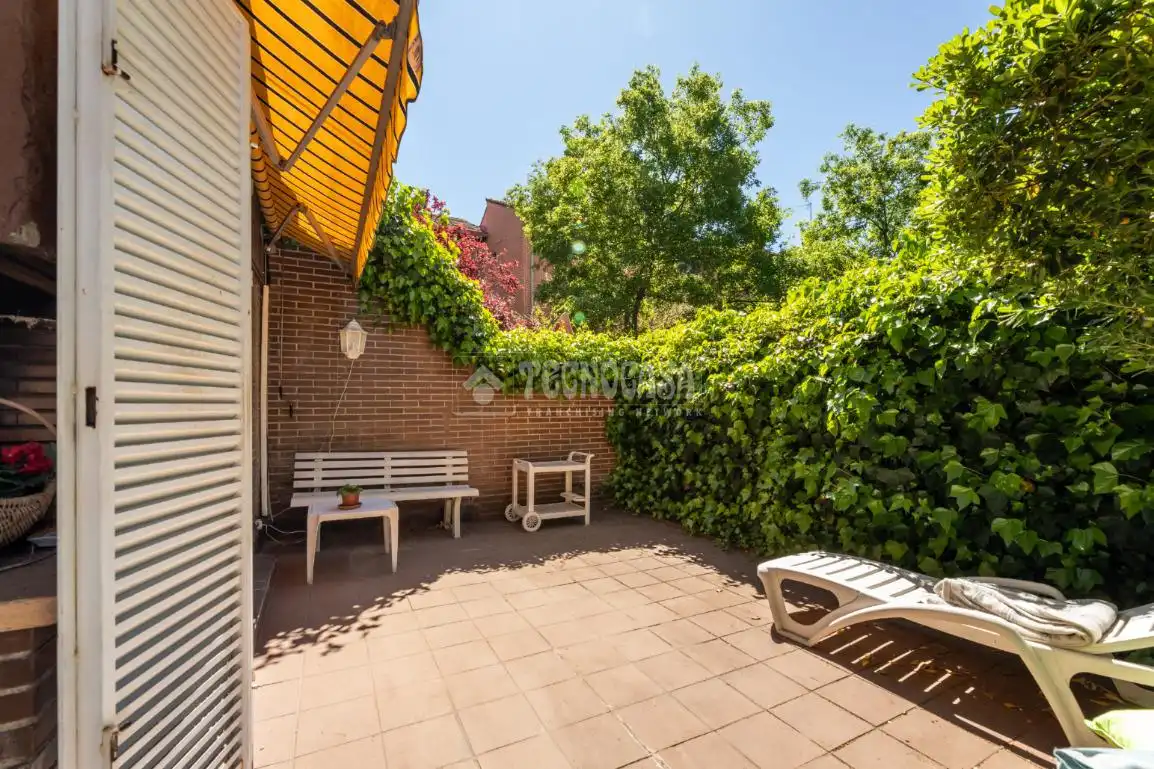 Terraza de Casa adosada en venta en Las Rozas de Madrid con Aire acondicionado, Calefacción y Terraza
