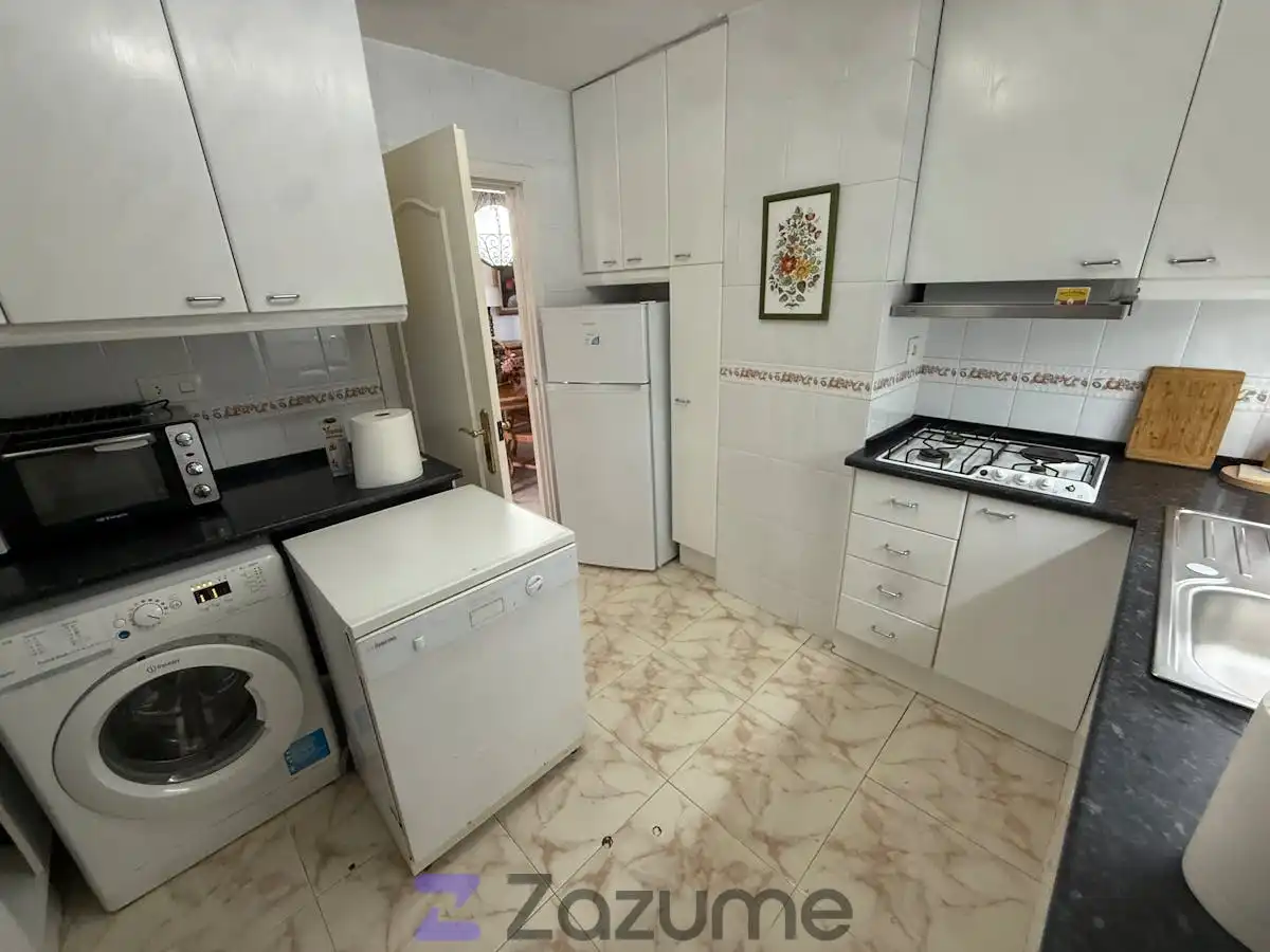 Küche von Wohnung zur Miete in Alicante / Alacant mit Klimaanlage, Terrasse und Möbliert