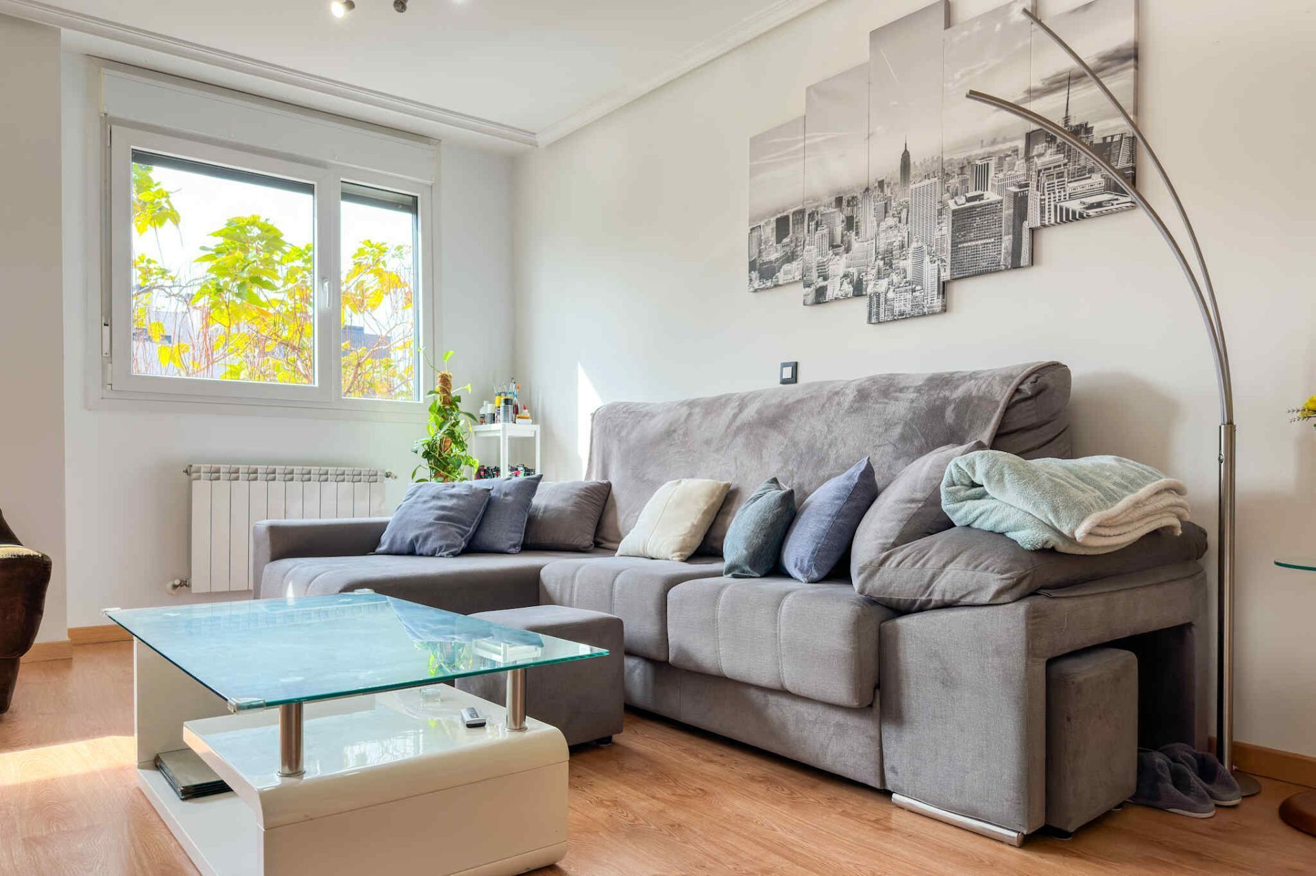 Sala d'estar de Pis en venda en Villalbilla amb Aire condicionat, Calefacció i Traster