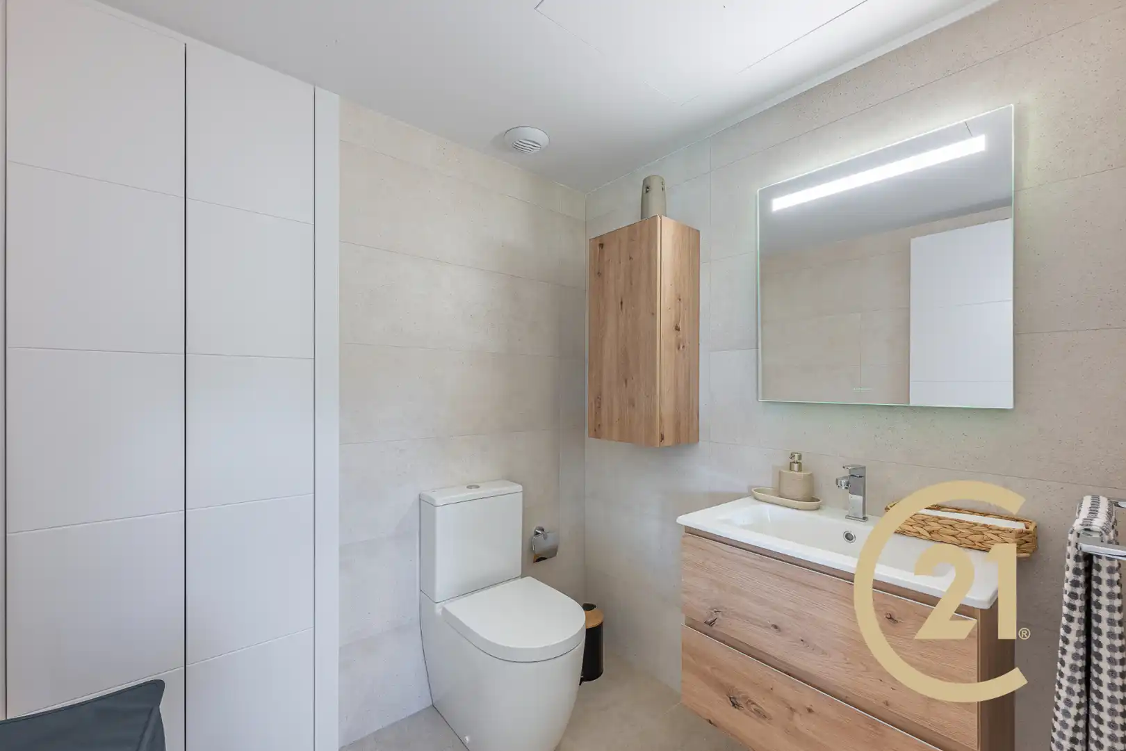 Bany de Casa o xalet en venda en Viñuela amb Jardí privat, Terrassa i Traster