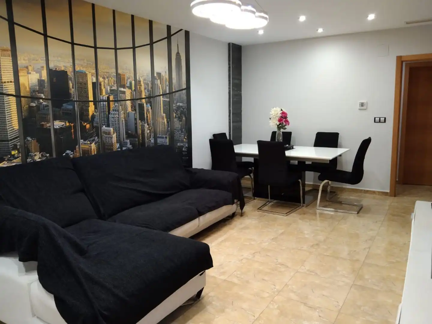 Living room of Flat for rent in Albatera  with Air Conditioner and Furnished