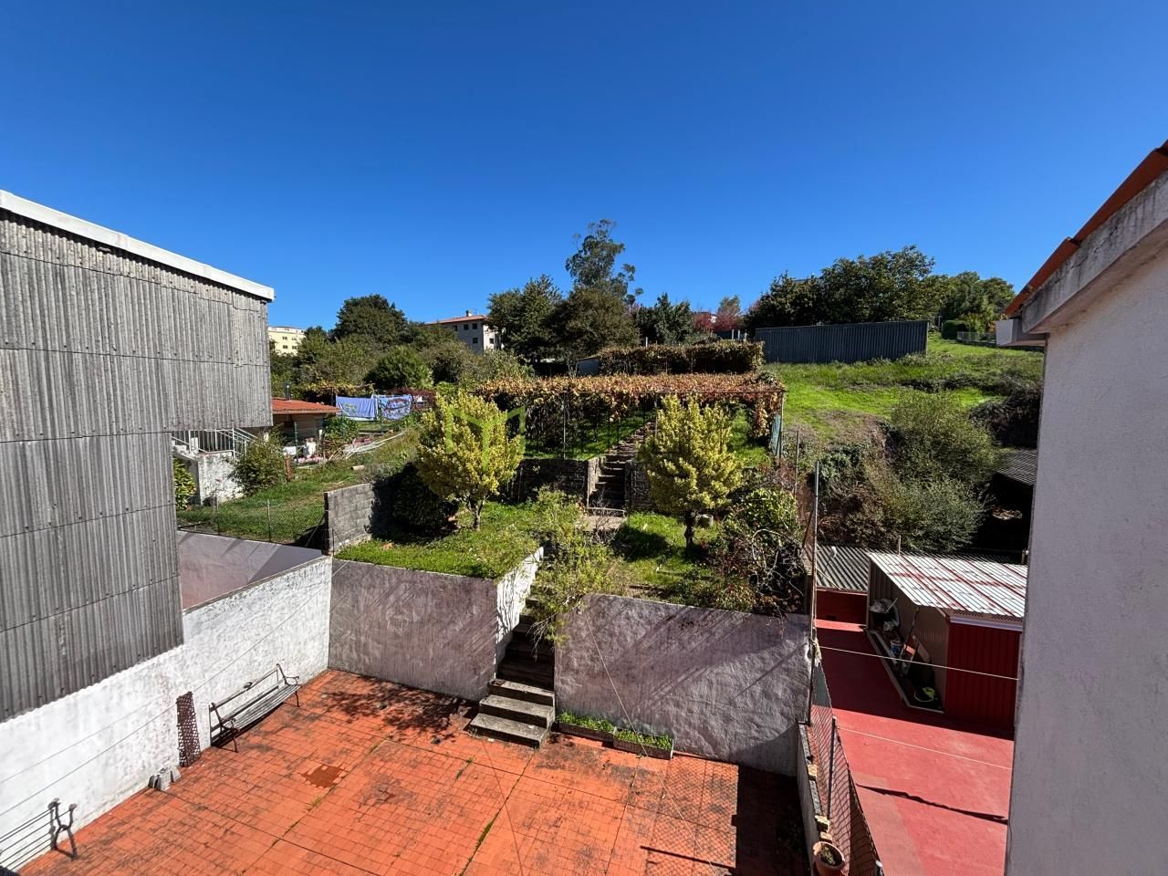 Jardí de Casa o xalet en venda en Santiago de Compostela  amb Jardí privat, Terrassa i Traster