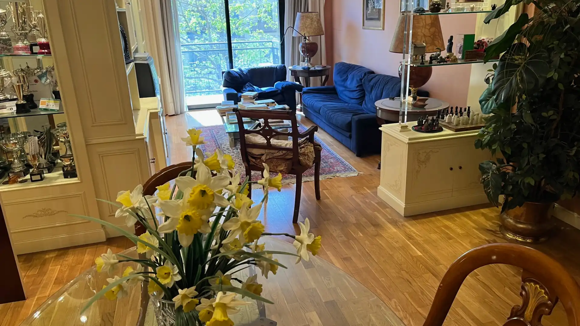 Sala de estar de Piso en venta en  Barcelona Capital con Aire acondicionado, Calefacción y Parquet