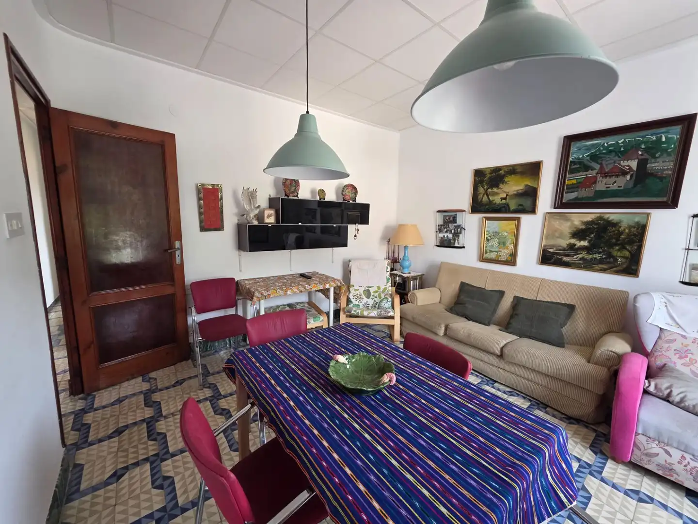 Sala d'estar de Casa adosada en venda en La Vall de Gallinera amb Terrassa, Traster i Balcó