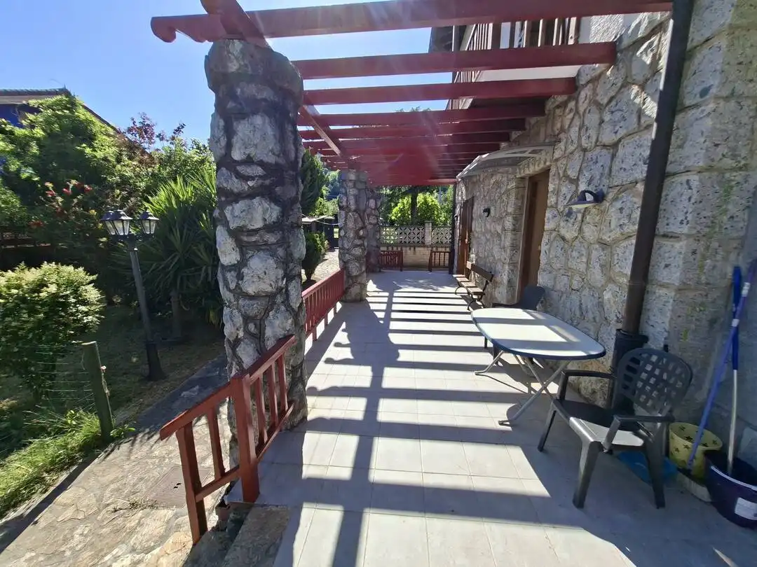 Terraza de Casa adosada en venta en Markina-Xemein con Calefacción, Jardín privado y Amueblado