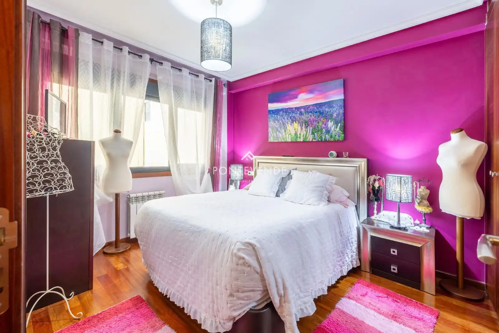 Schlafzimmer von Wohnung zum Verkauf in Vigo  mit Heizung, Terrasse und Abstellraum