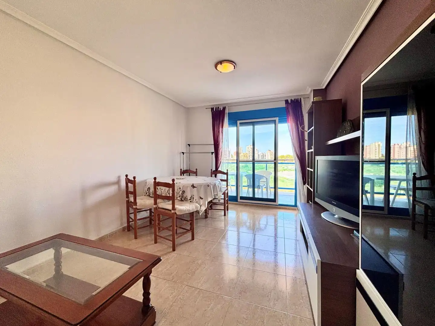 Living room of Flat for rent in Guardamar del Segura  with Air Conditioner, Heating and Furnished