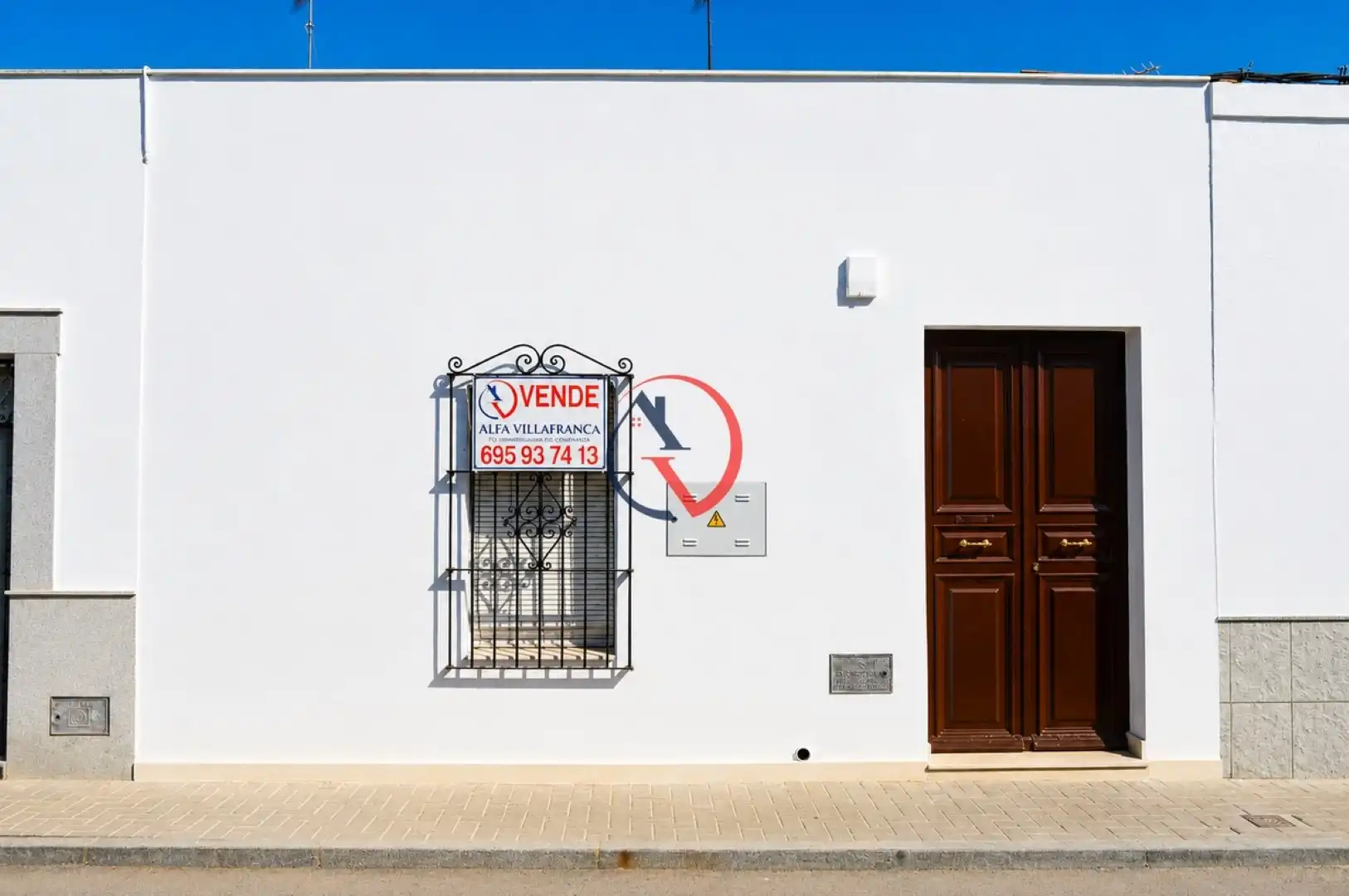 Vista exterior de Casa o xalet en venda en Villafranca de los Barros