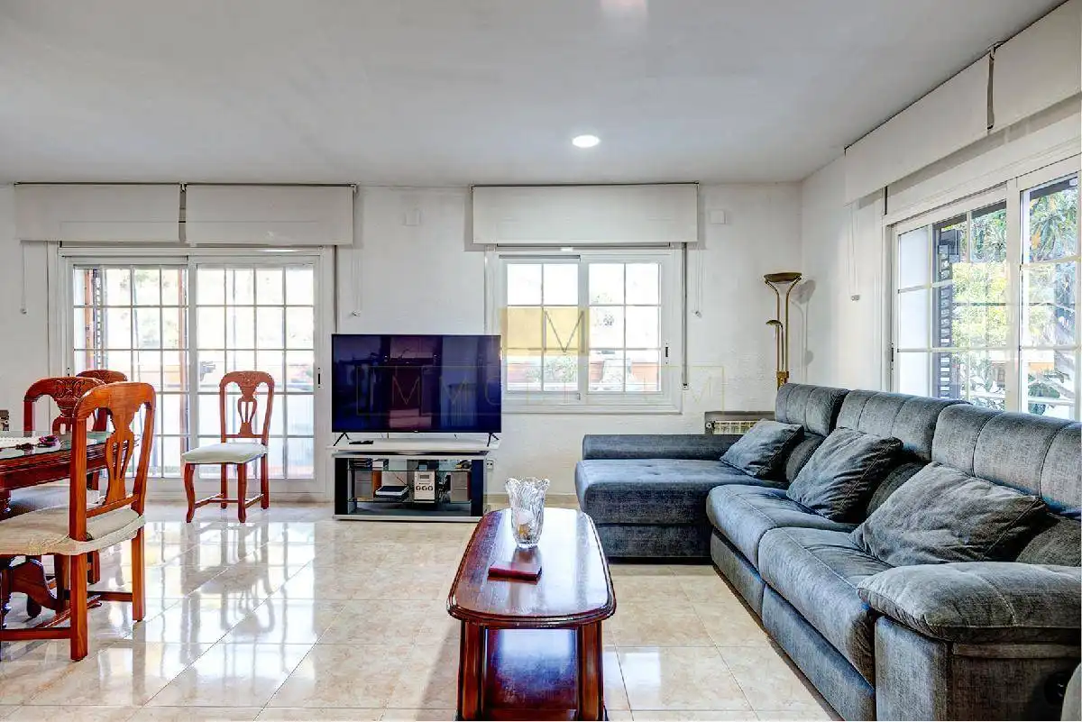 Living room of Houses for sale in Sant Pere de Ribes  with Air Conditioner, Heating and Private garden