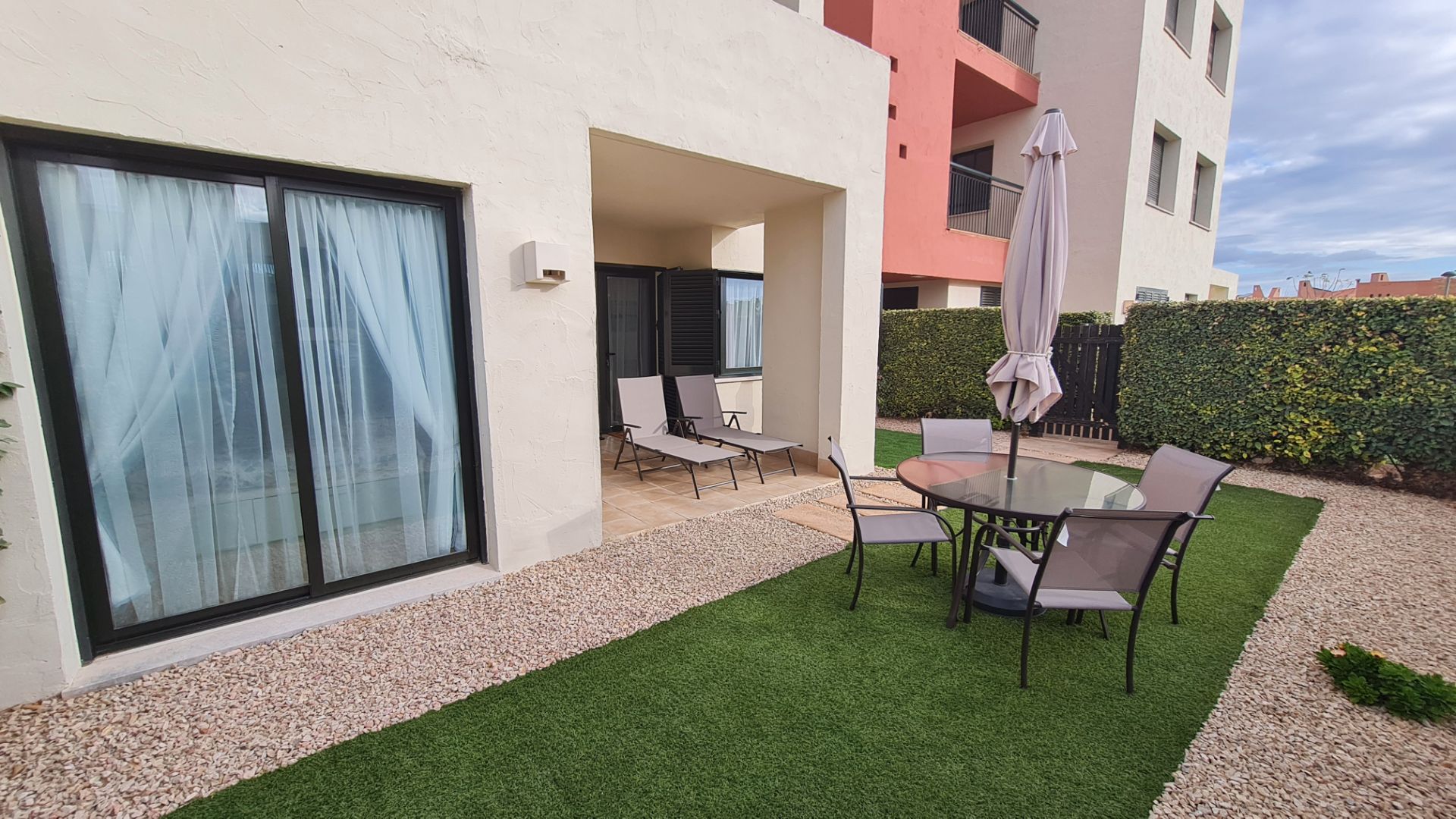 Terraza de Apartamento en venta en  Murcia Capital con Aire acondicionado, Calefacción y Jardín privado