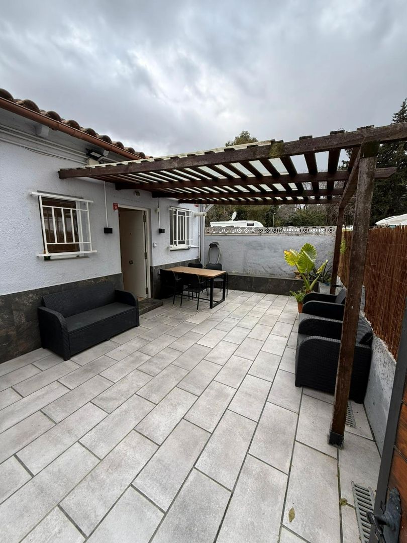 Terrace of Single-family semi-detached for sale in  Barcelona Capital  with Private garden, Terrace and Storage room