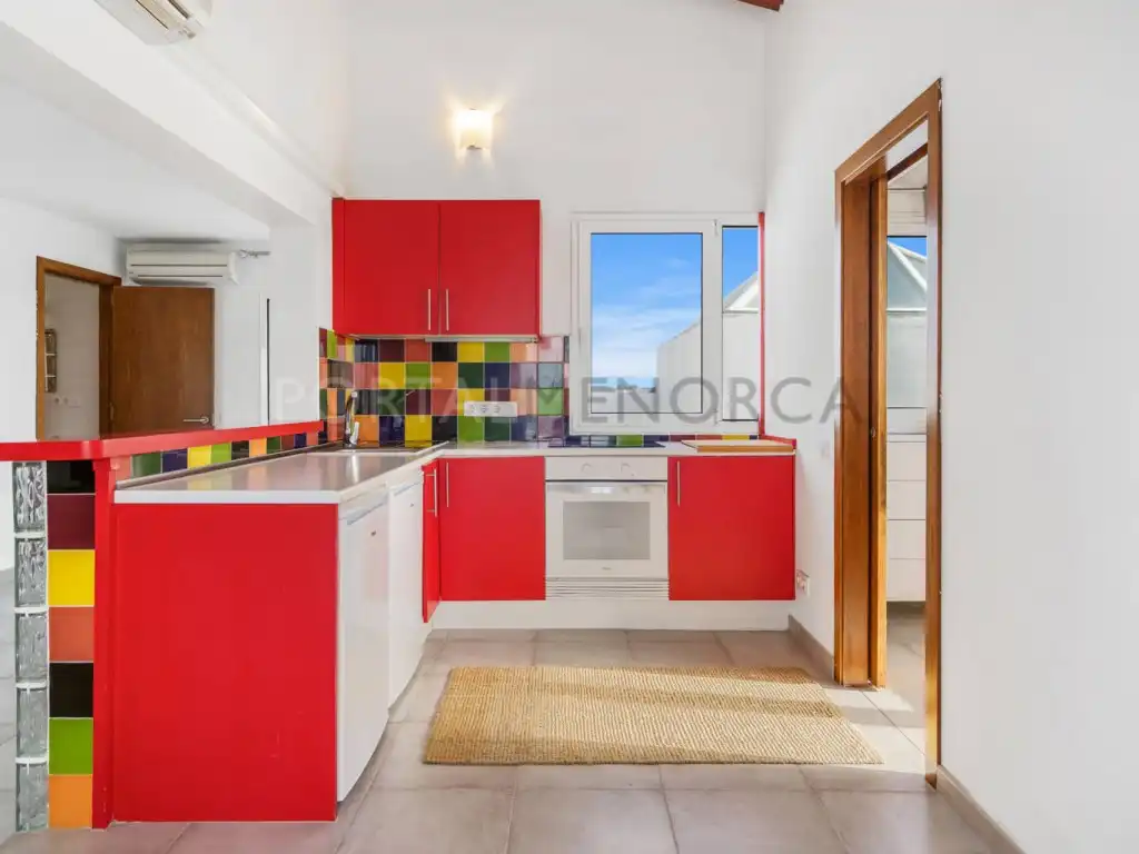 Cuina de Casa o xalet en venda en Ciutadella de Menorca amb Piscina