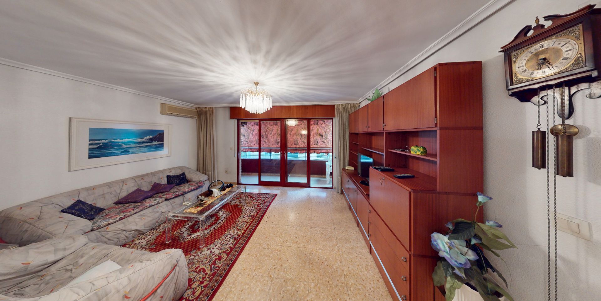 Living room of Flat to rent in Alicante / Alacant  with Air Conditioner, Heating and Furnished
