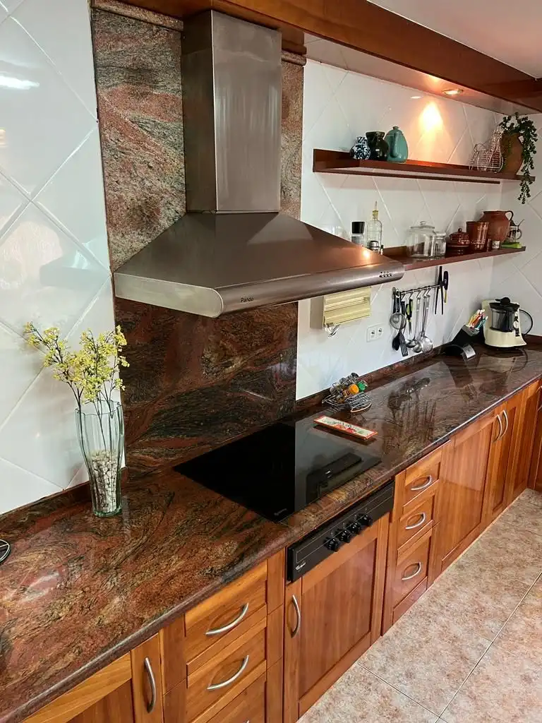Cocina de Casa o chalet en venta en Calonge i Sant Antoni con Calefacción, Jardín privado y Piscina