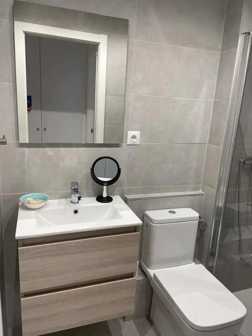 Bathroom of Flat for rent in Alicante / Alacant  with Air Conditioner, Heating and Furnished