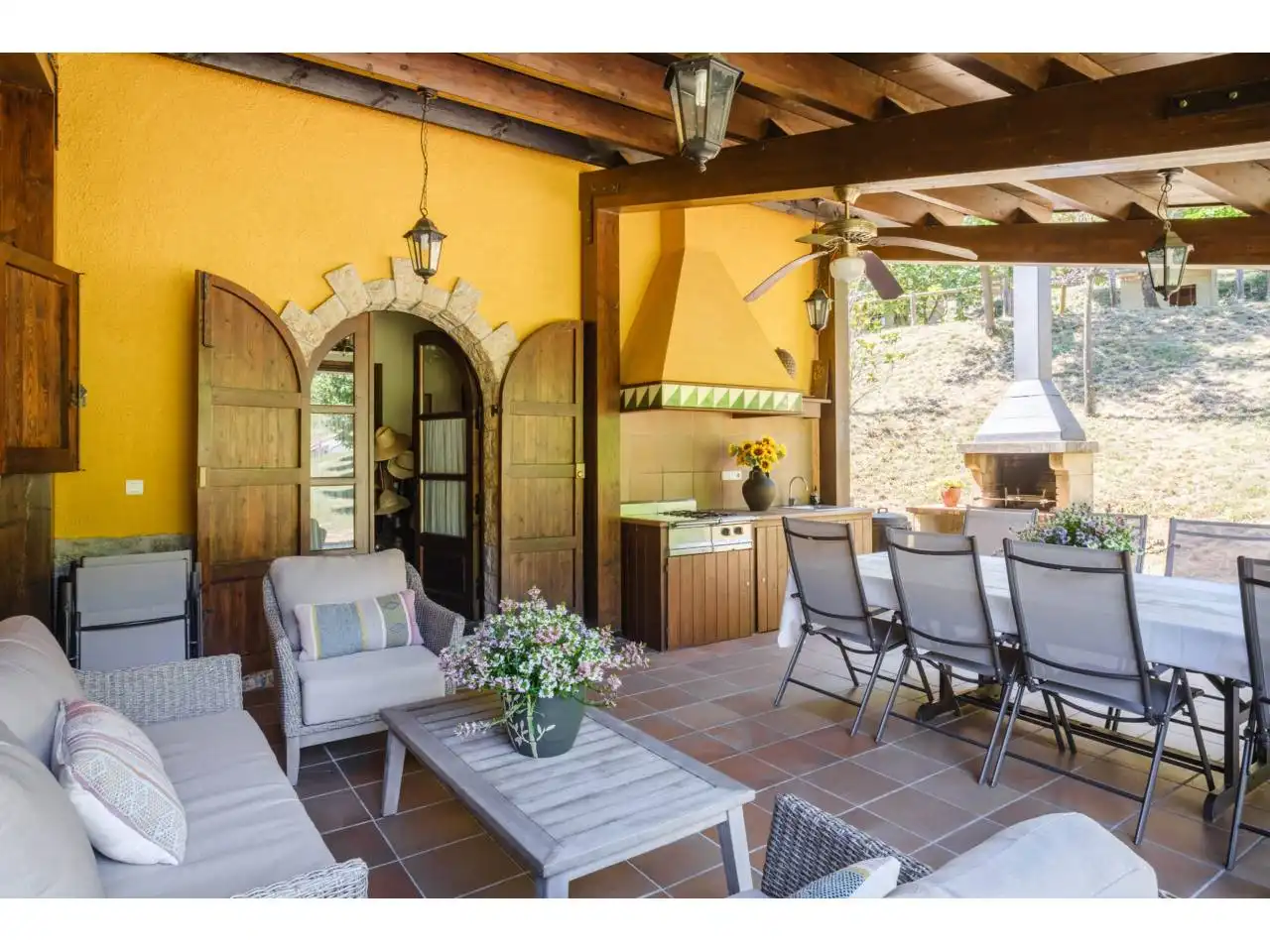 Terraza de Casa o chalet en venta en Castell de l'Areny con Calefacción, Jardín privado y Terraza