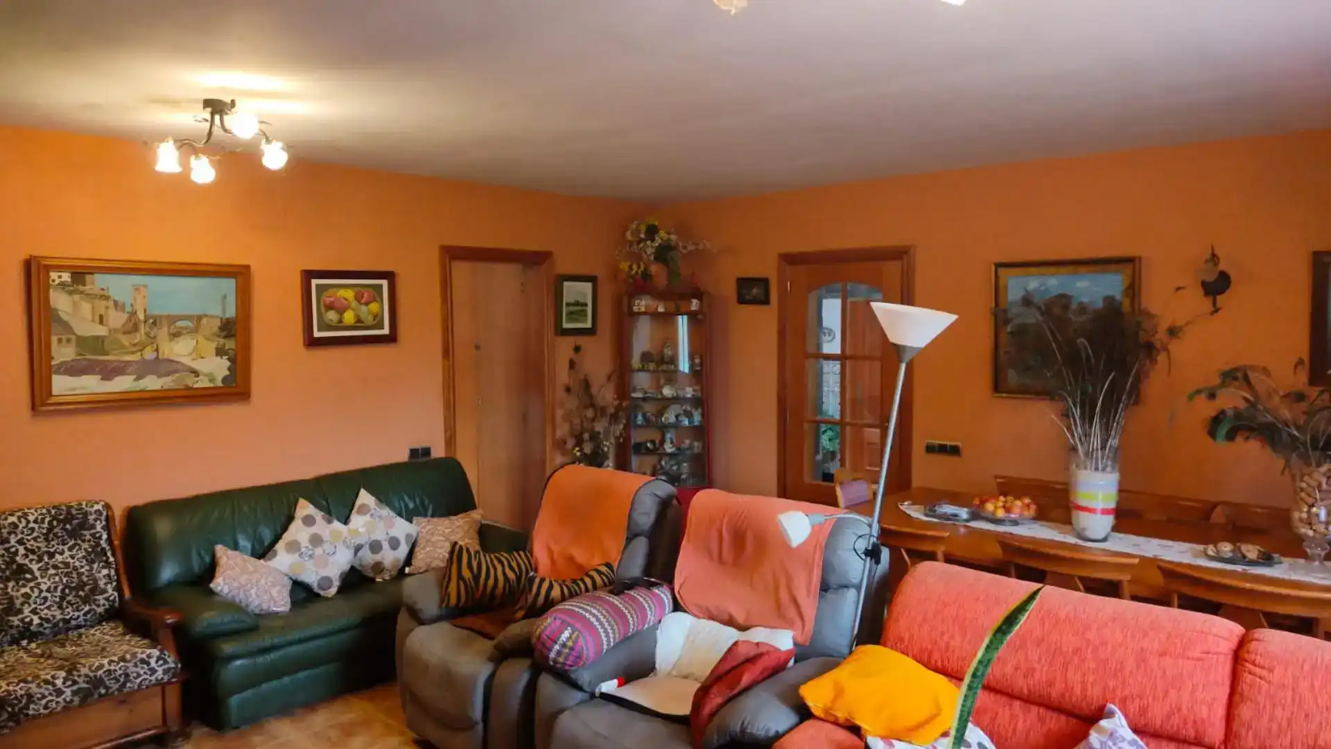 Sala de estar de Finca rústica en venta en Flix con Aire acondicionado, Piscina y Balcón