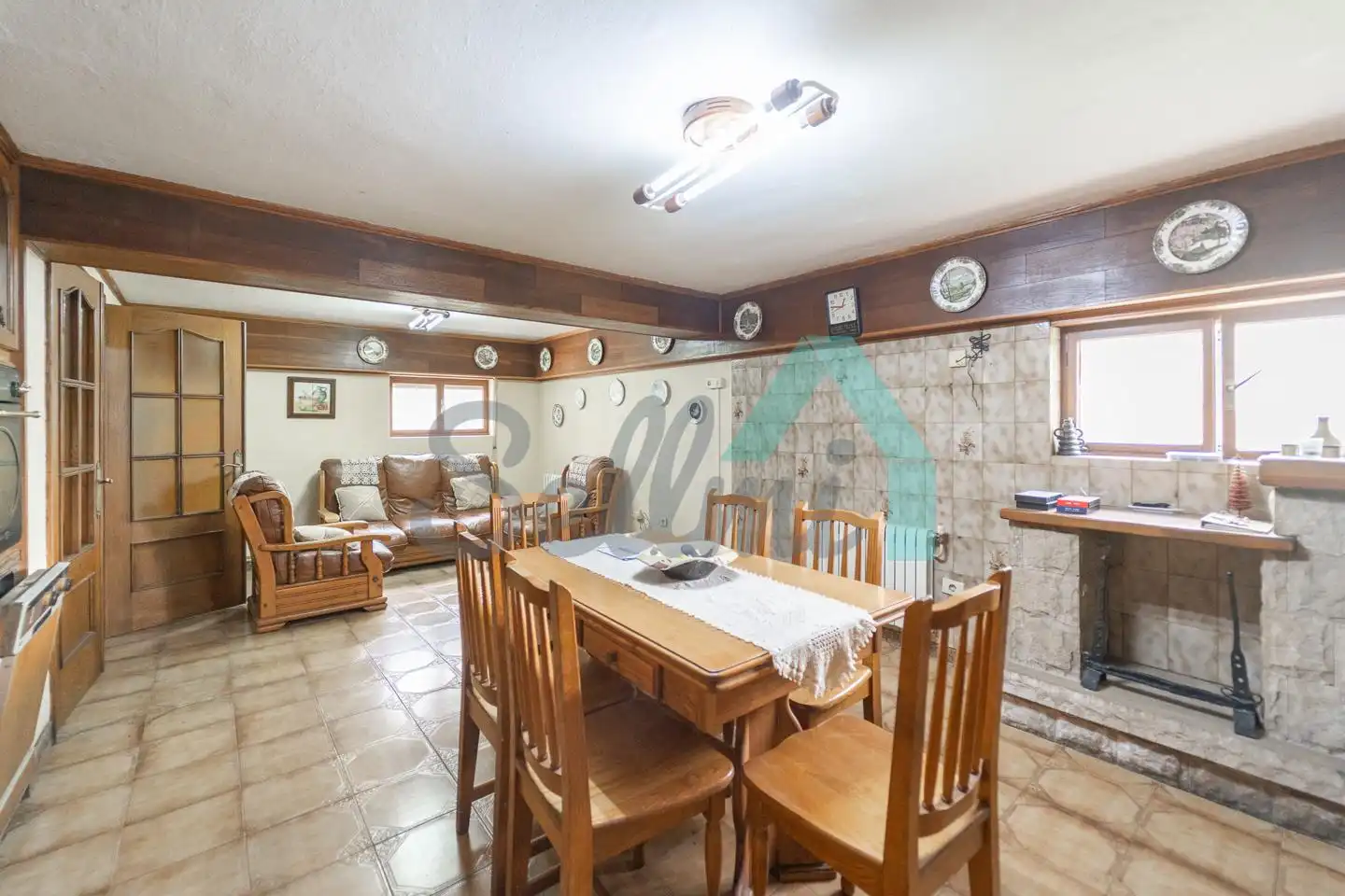 Comedor de Casa o chalet en venta en Ribadeo con Calefacción, Jardín privado y Parquet