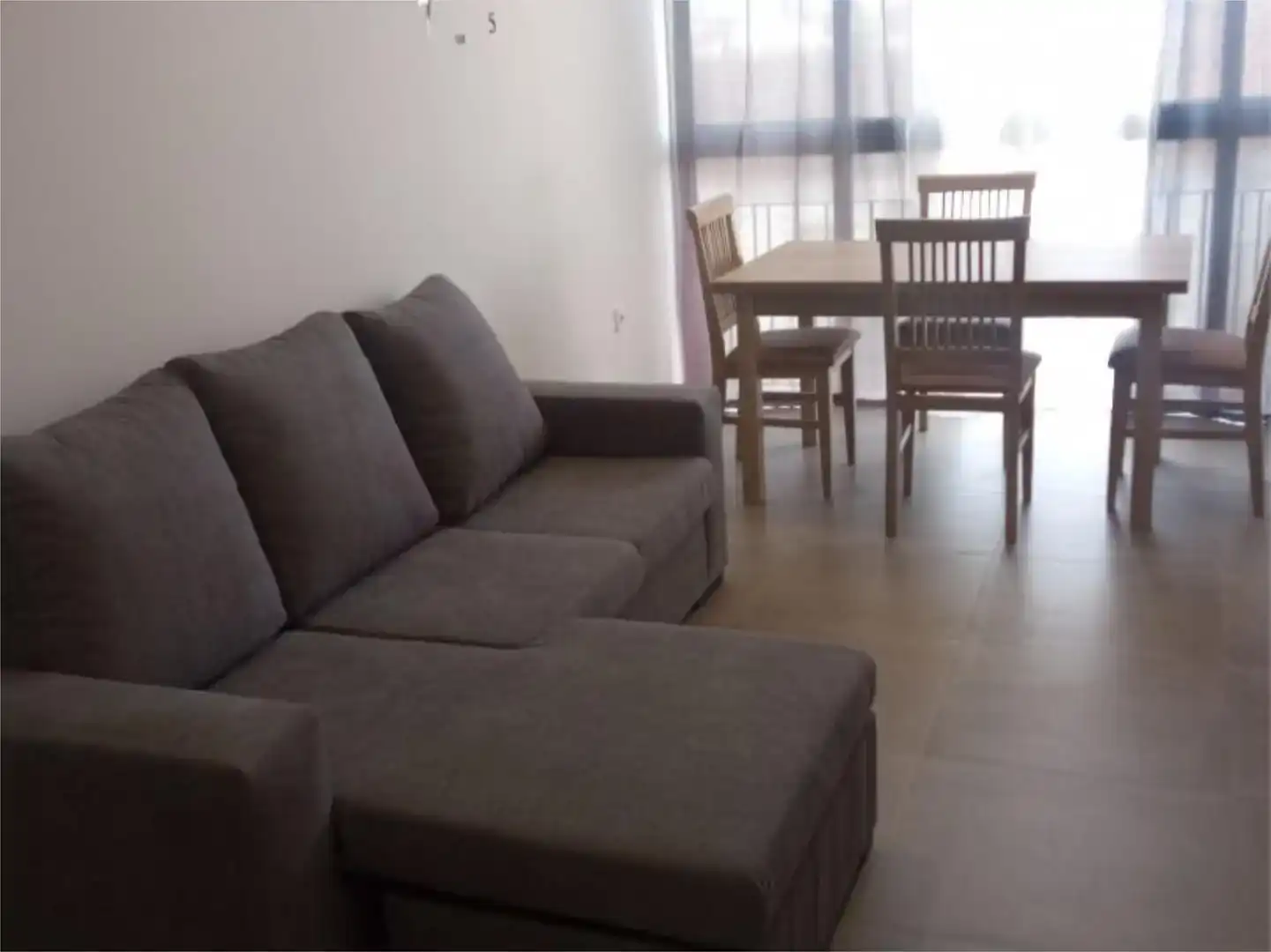 Living room of Flat for rent in Andújar  with Air Conditioner and Furnished